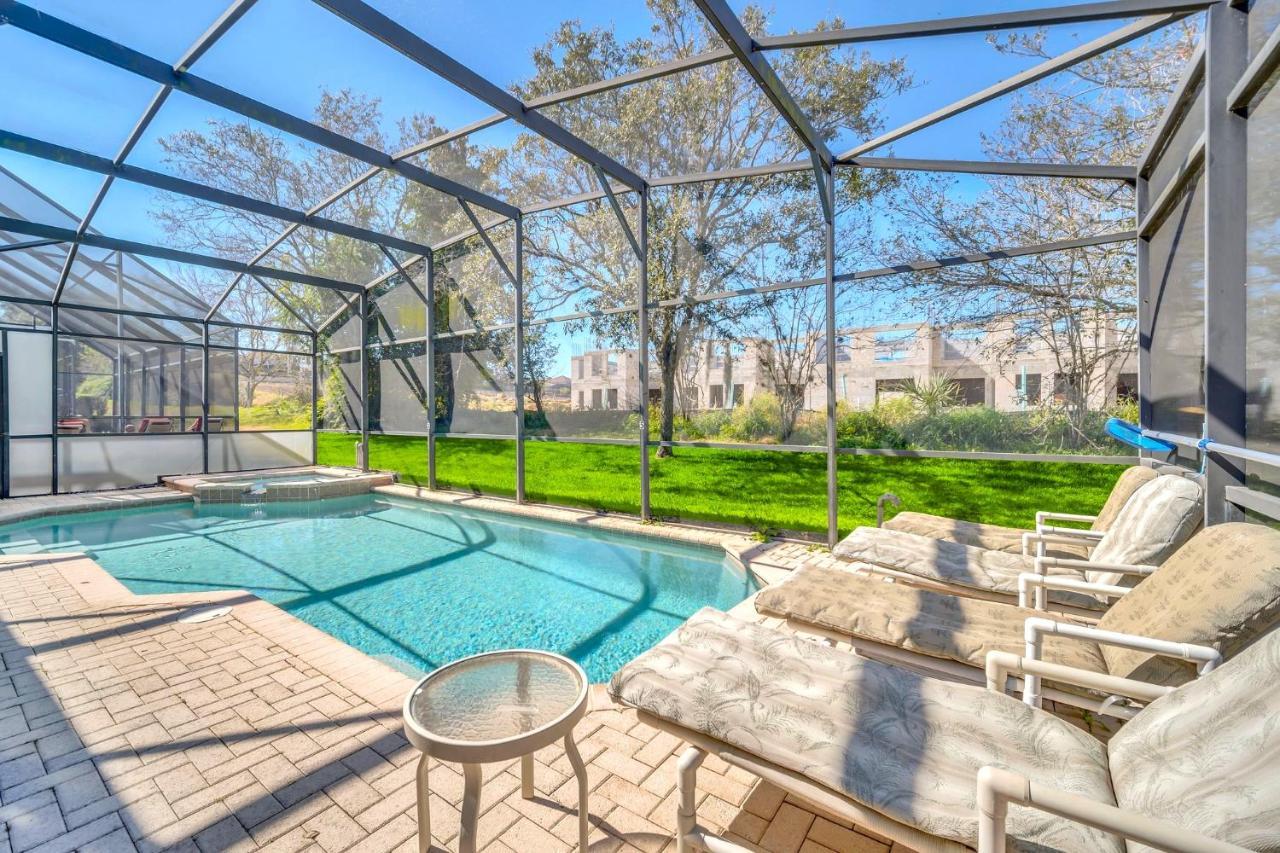 Near Disney! Spacious 5Br Resort Home With Private Pool, Hot Tub And Theater! Orlando Bagian luar foto